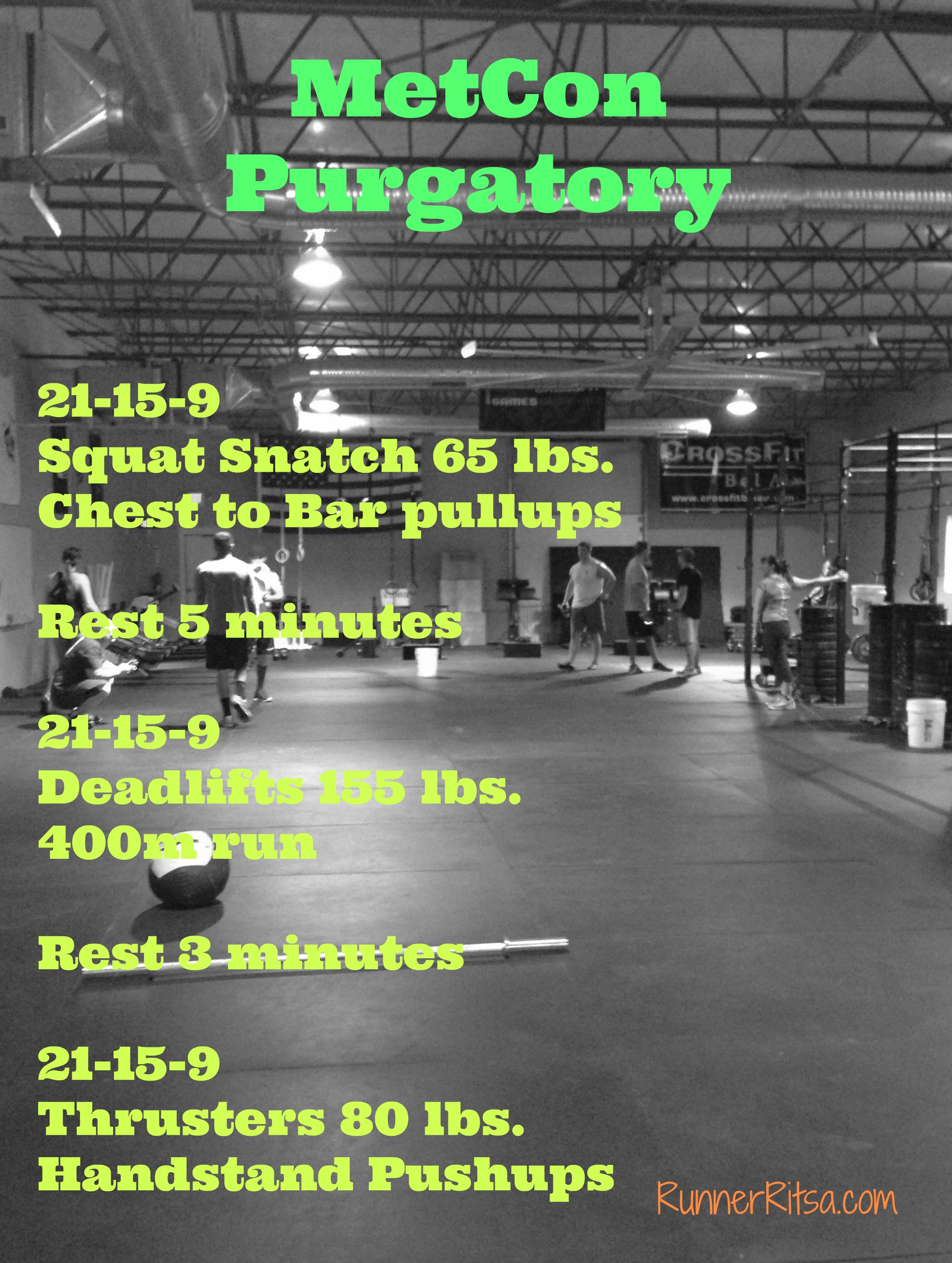 Fitness Friday: MetCon Purgatory 